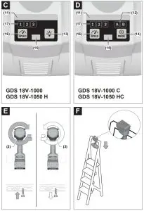 BOSCH 18V-1000 GDS Professional Cordless Brushless High Torque Drive Impact Wrench - fig 4