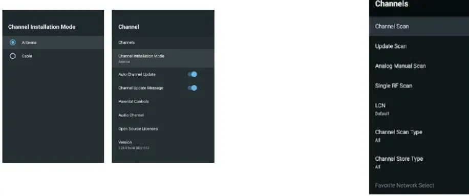 ALLVIEW 50ePlay6100-U 4K Ultra HD Smart TV Android User Guide - Antenna