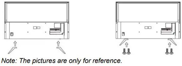 ALLVIEW 50ePlay6100-U 4K Ultra HD Smart TV Android User Guide - Positioning the TV