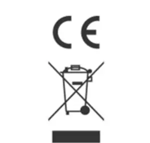 ce and disposal icon