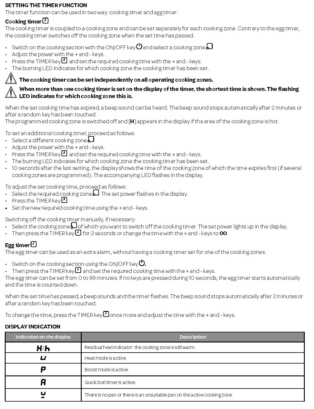 SETTING THE TIMER FUNCTION
