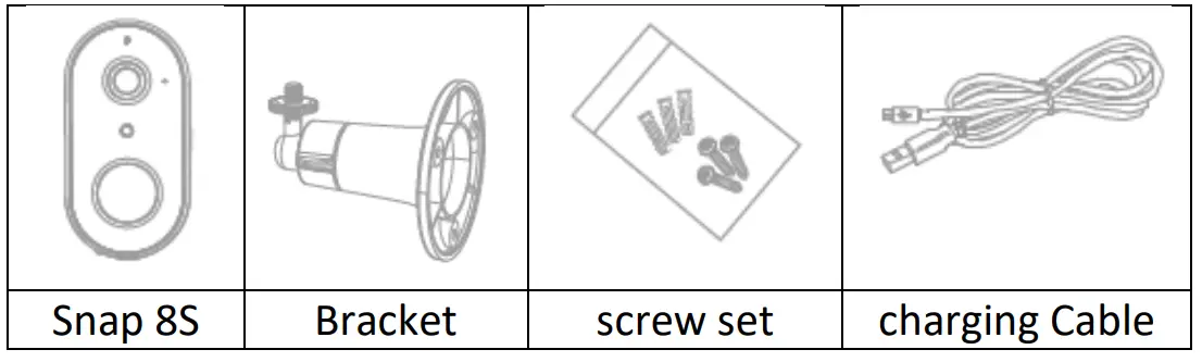 Kmart Snap 8S FULL HD Battery Wifi Outdoor Camera -smart camera