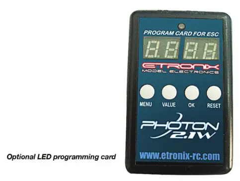 FTX5543 Vantage Carnage 1-10 4WD Brushless- Card