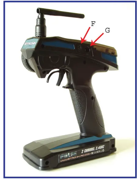 FTX5543 Vantage Carnage 1-10 4WD Brushless- TRANSMITTER FUNCTIONS 3