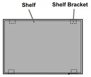 HARBOR FREIGHT 64353 16 Inch End Locke - Shelf Brackets