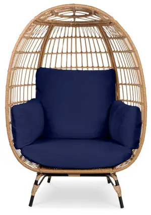 bcp SKY6112 Wicker Egg Chair -