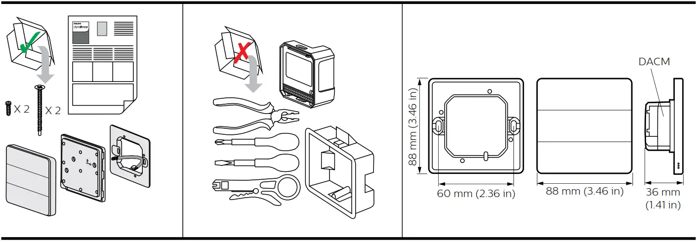 PHILIPS PATPE Dynalite Antumbra Touch - Devices
