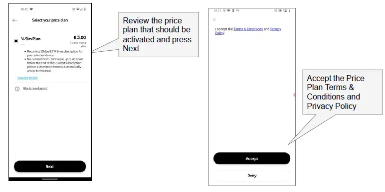 THINKWARE DASH CAM Activation of the Vodafone Sim Smart Sim FIG 11