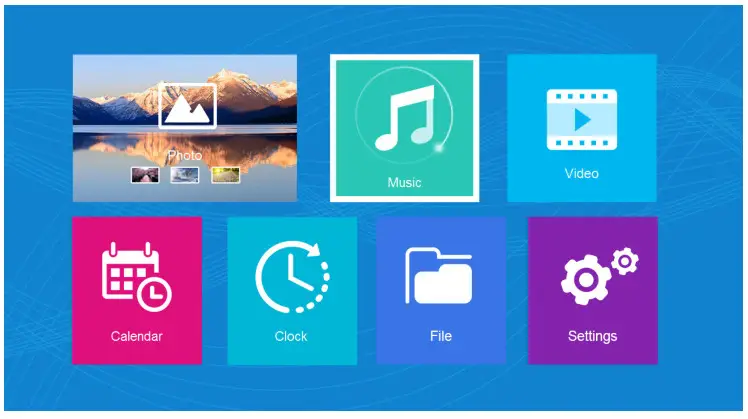 Aluratek ADPFR09 9 Inch Multimedia Digital Photo Frame- Photo Function