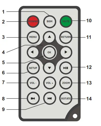 Aluratek ADPFR09 9 Inch Multimedia Digital Photo Frame- Remote Control