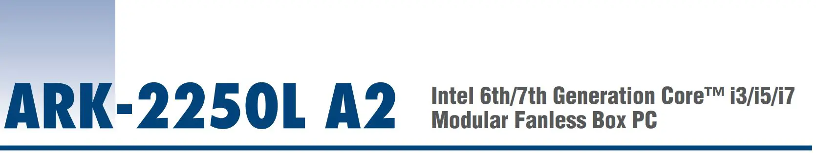 advantech Modular Fanless Box PC