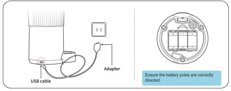 Veken VK1453 Automatic Pet Feeder- Setting 2