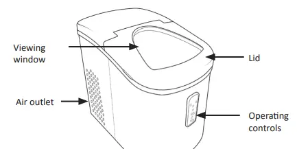 BRANDSON-304993-ICE-Cube-Machine 100W-1