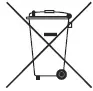 THE SYMBOL INDICATING 'SEPARATE COLLECTION' FOR ALL BATTERIES