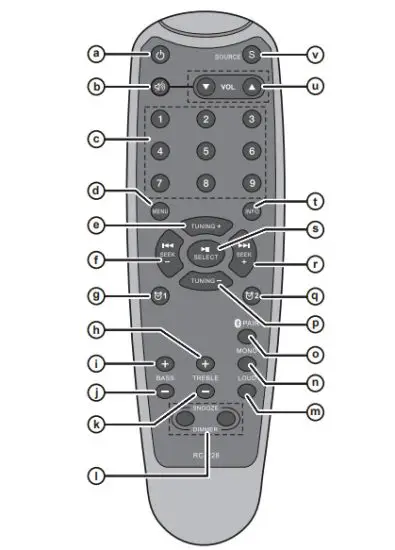 SANGEAN RCR 40 AM FM RDS Digital Turning Clock Radio with Bluetooth Playback - figure 5