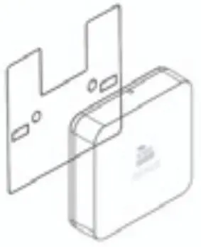 Brilliant SMART 21463 Nexus Gateway Home Lite -Mounting plate