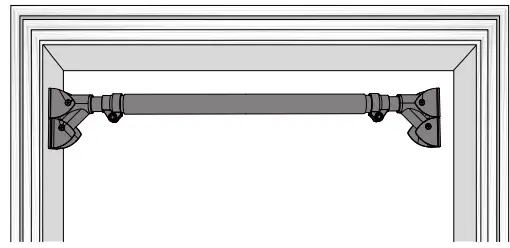 PERLECARE Doorway Pull-up Bar Attach the pull-up