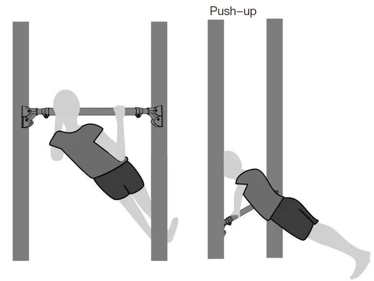 PERLECARE Doorway Pull-up Bar - Push-up
