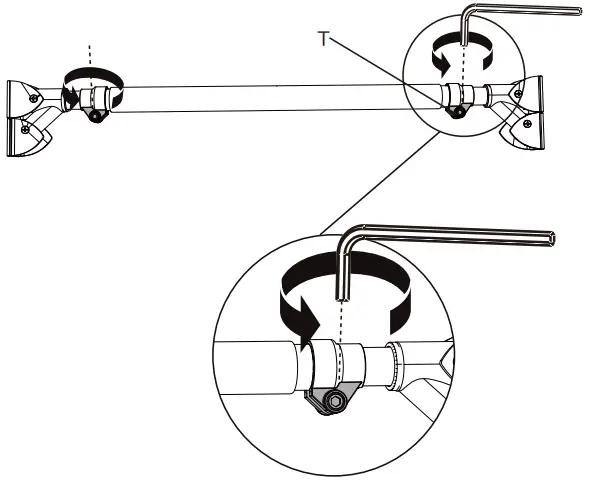 PERLECARE Doorway Pull-up Bar rotated