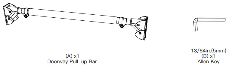 PERLECARE Doorway Pull-up BarHardware