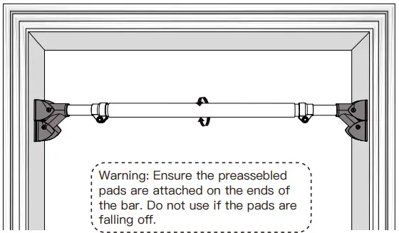 PERLECARE Doorway Pull-up Bare door frame