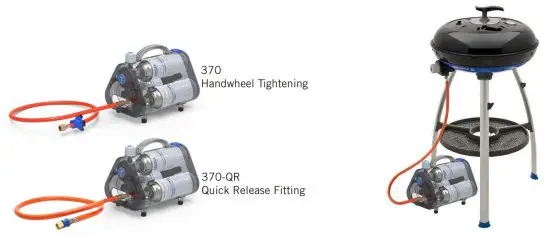 CADAC CITI Chef 40 Robust Compact and Portable BBQ - Trio Power Pak