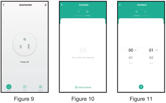 dewenwils HOWT11A WiFi Outdoor Smart Outlet - Schedule