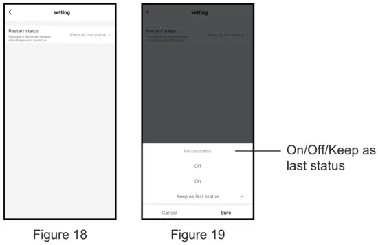 dewenwils HOWT11A WiFi Outdoor Smart Outlet - Status