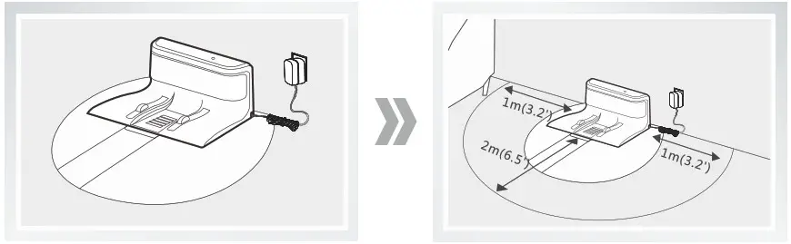 ILIFE A10 Laser Navigation Robot Vacuum Cleaner - charging