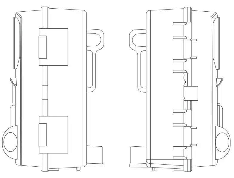 ReXING H1 HD 16MP Trail Camera Day & Night Ultra Fast Motion Detection - Right Left Side