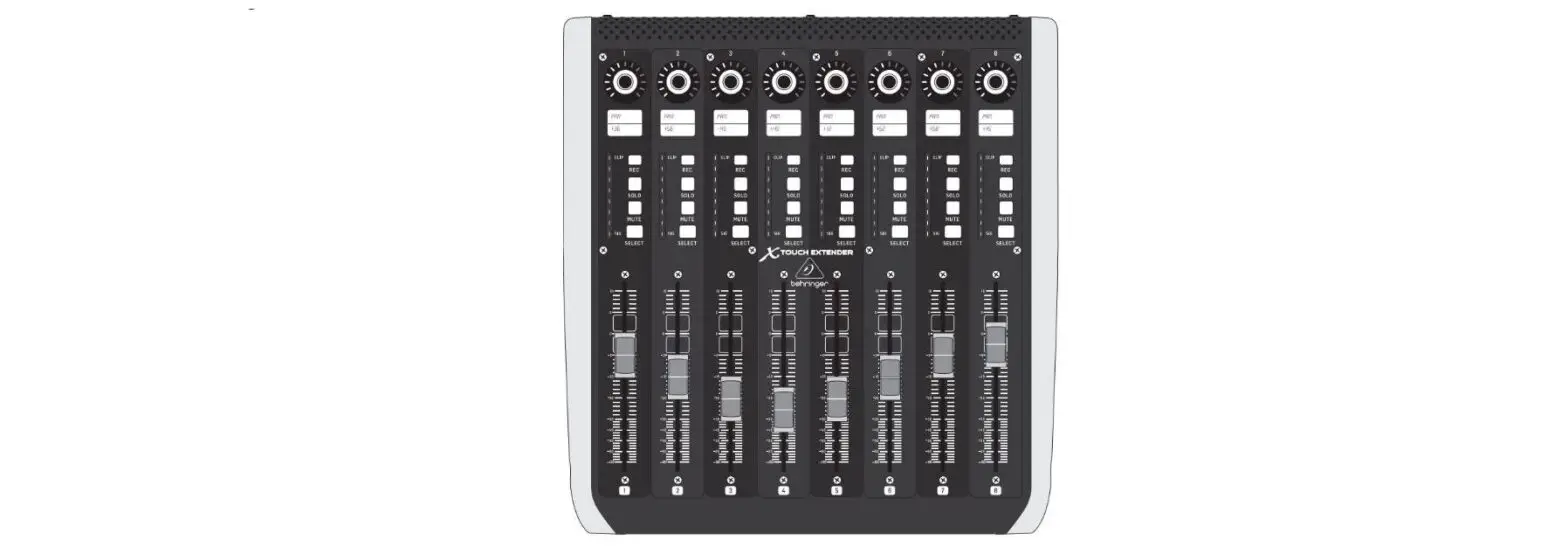 Behringer 415600 X-touch Extender Universal Remote Control For Daws User Guide Behringer 415600 X-touch Extender Universal Remote Control For Daws User Guide