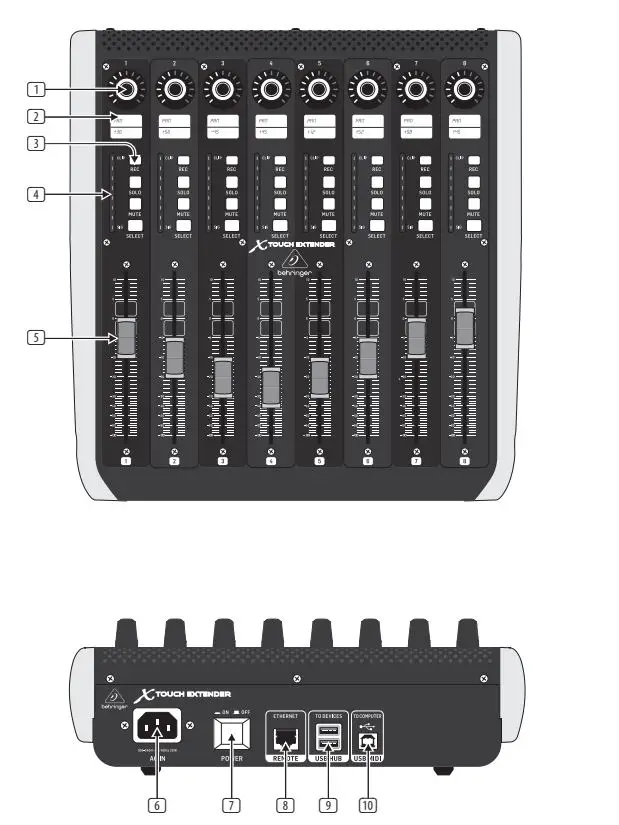 behringer-415600-X-Touch-Extender-Universal-Remote-Control-for-DAWs-4