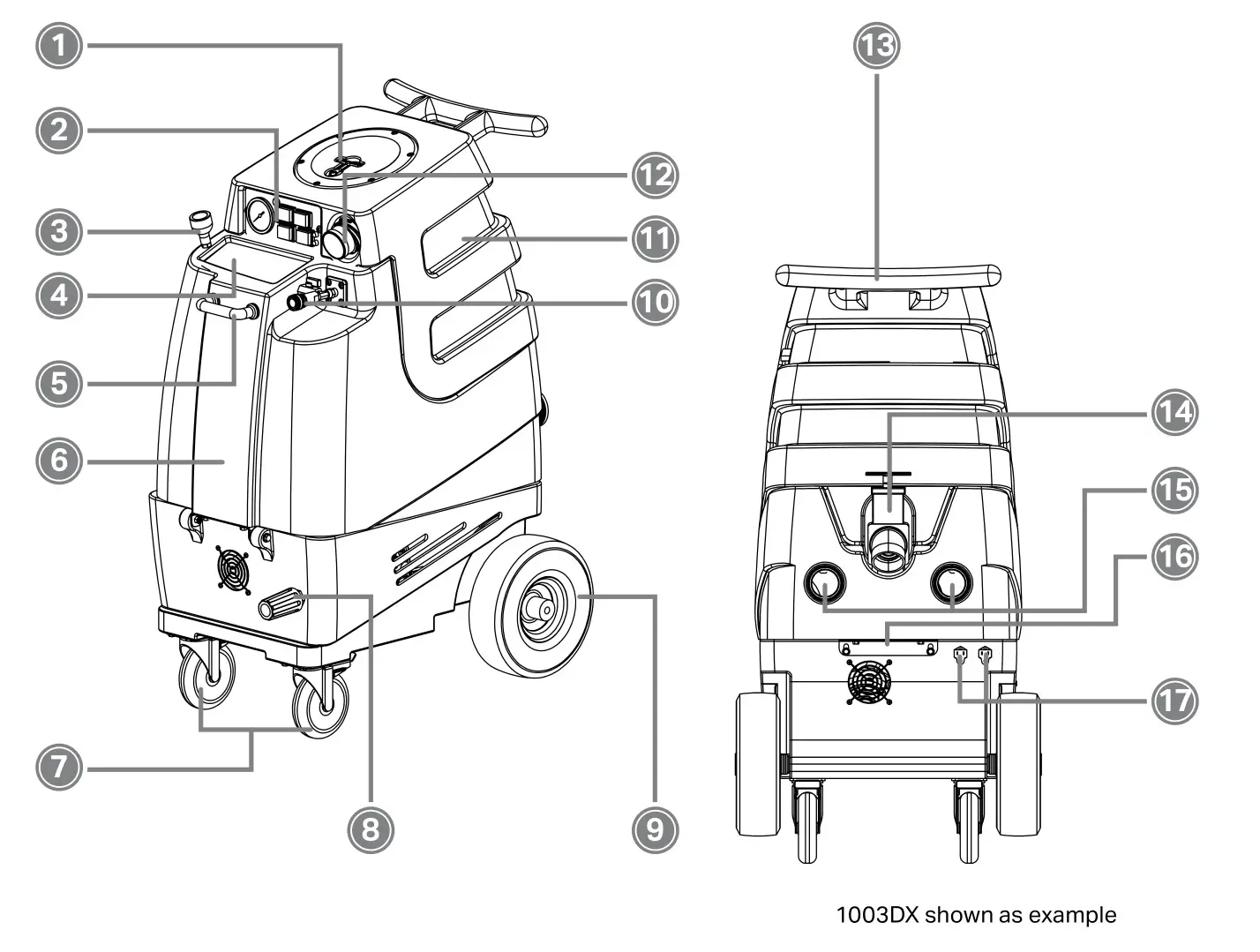 Mytee 1000DX-200 Speedster Deluxe Box Extractor - Speedster® Features