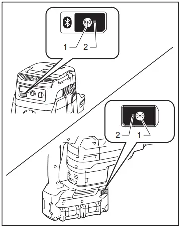 Cancelling tool registration for the vacuum cleaner