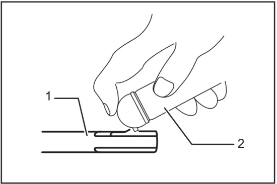 Installing or removing drill bit