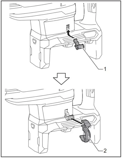 Dust extractor attachment