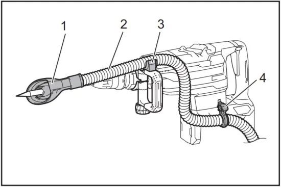 Dust extractor attachment