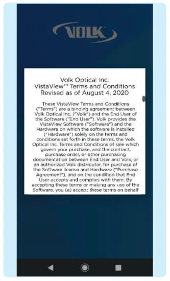 VOLK VISTA VIEW Handheld Retinal Camera - PREPARATION 5