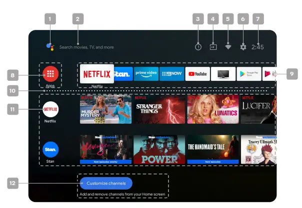 kogan 43” SMART HDR 4K LED TV - Home screen 2