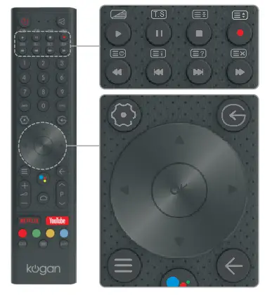 kogan 43” SMART HDR 4K LED TV - playback