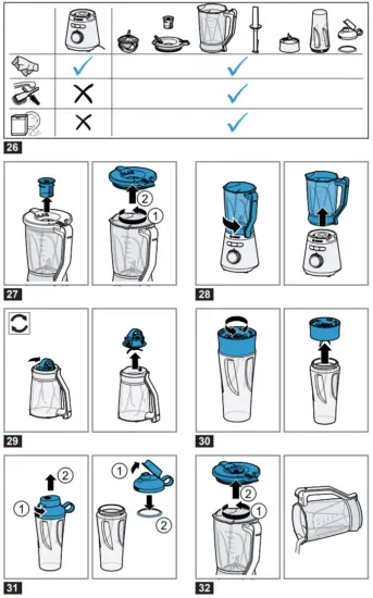 BOSCH MMB6384M VitaPower Serie 4 Stainless Steel Blender - fig 5