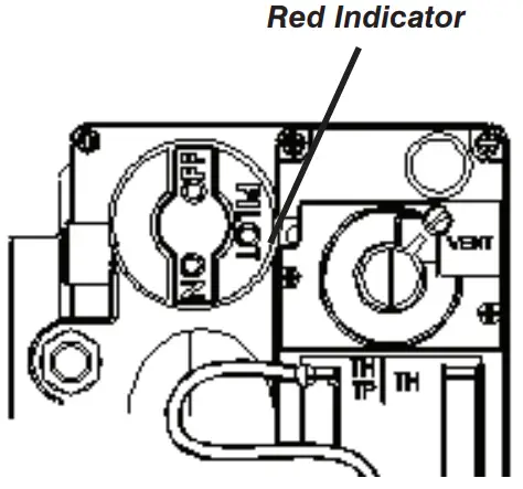 AVANTCO 177FF300N Natural Gas 40 Ib Satinless Steel Floor Fryer - Red Indicator