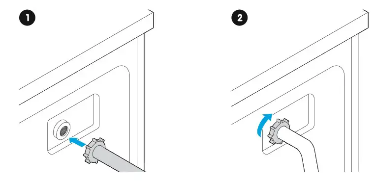 ELVITA CTM7840V Washing Machine - Connect the water supply hose to a tap 2