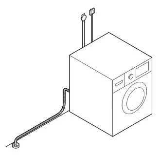 ELVITA CTM7840V Washing Machine - Connect the water supply hose to a tap 3