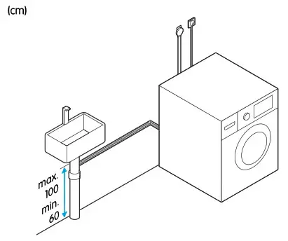 ELVITA CTM7840V Washing Machine - Connect the water supply hose to a tap 4