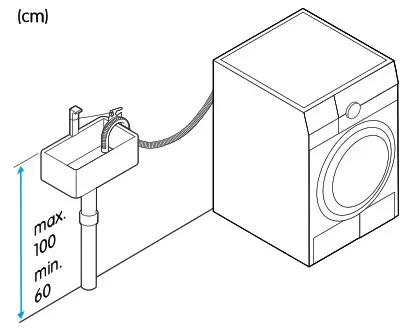 ELVITA CTM7840V Washing Machine - Connect the water supply hose to a tap 5