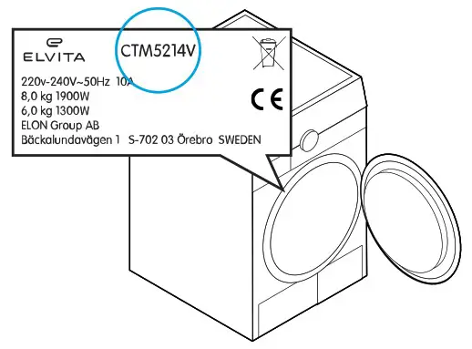 ELVITA CTM7840V Washing Machine - GETTING STARTED 5