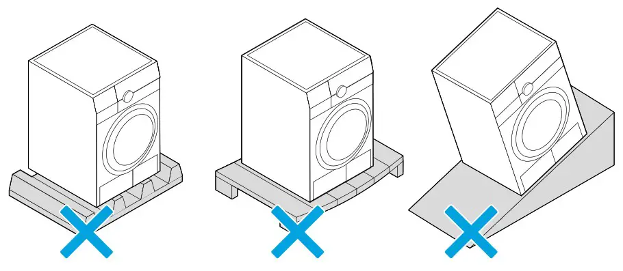 ELVITA CTM7840V Washing Machine - Installation area