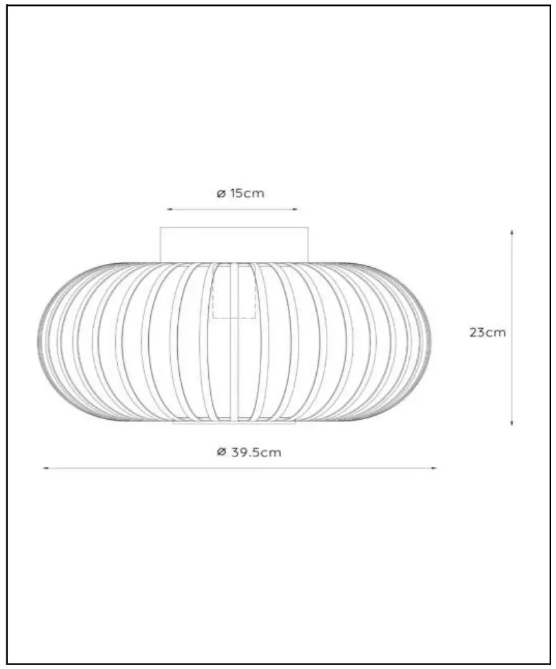LUCIDE MANUELA Flush Ceiling Light - fig1