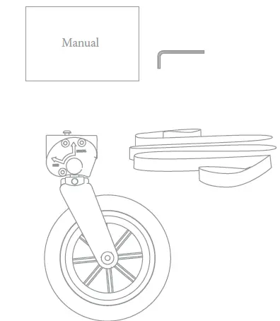 BURLEY-960047 1-Wheel-Stroller-Kit-fig-1